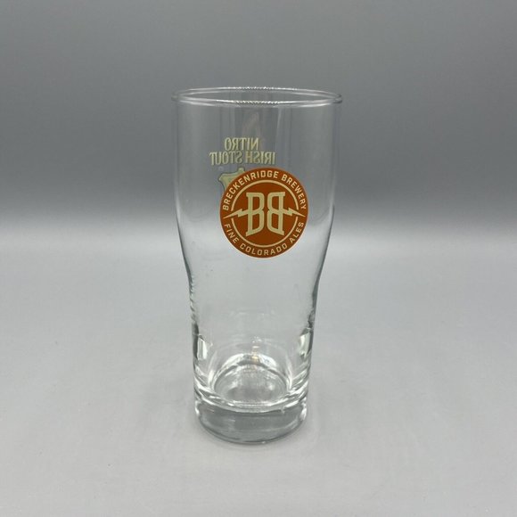Unbranded Other - Breckenridge Brewery Nitro Irish Stout Pint 16 Oz. Beer Glass Colorado